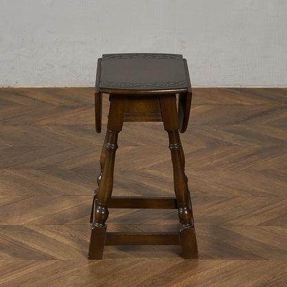 英国 クラシック ターントップ ドロップリーフ サイドテーブル