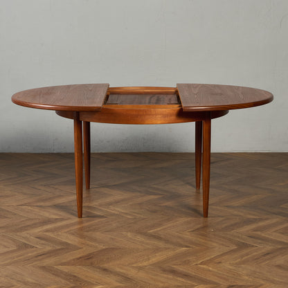 エクステンション ラウンド ダイニングテーブル