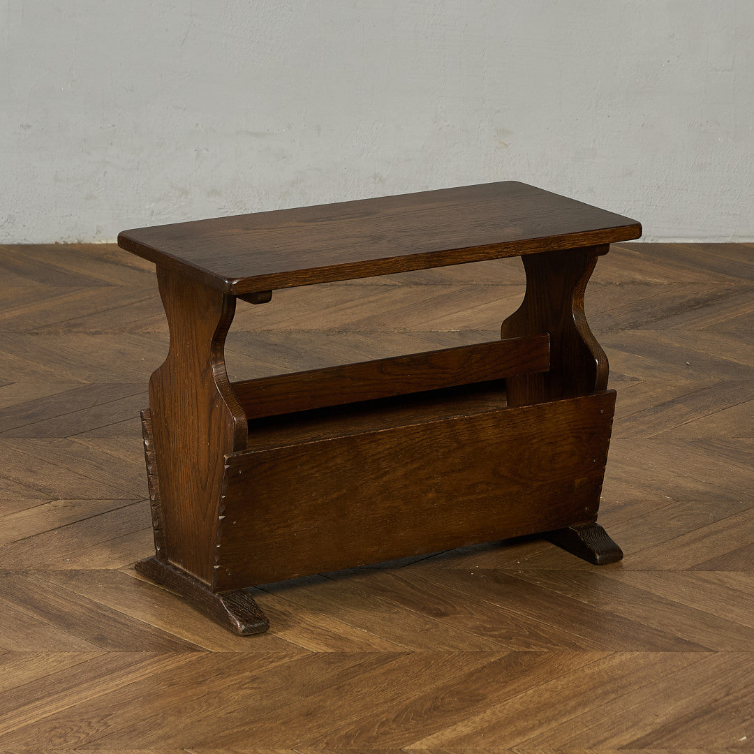 英国 クラシック マガジンラック サイドテーブル