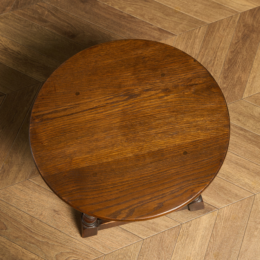 英国 クラシック オーク材 センターテーブル  サイドテーブル