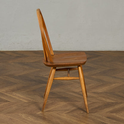 アーコール ERCOL ヴィンテージ 4本 スポーク フープバックチェア ネイビーブルーラベル #89767