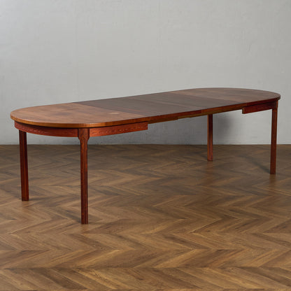 ヴィンテージ エクステンション オーバル ロング ダイニングテーブル
