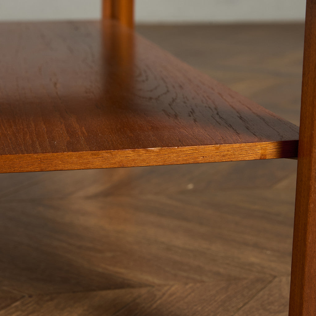 ヴィンテージ スモークガラストップ コーヒーテーブル