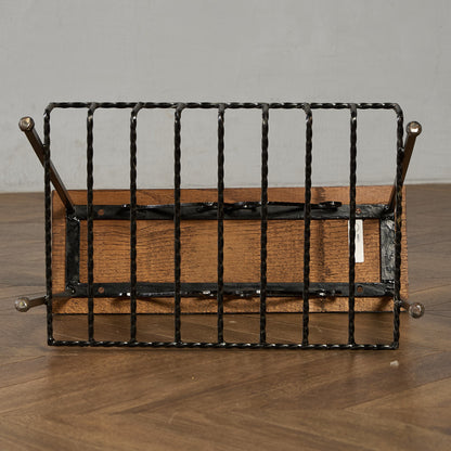 英国 ヴィンテージ マガジンラック