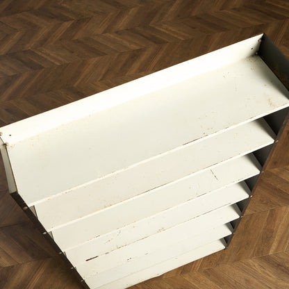 英国製 インダストリアル オープン スチール シェルフ