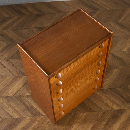 ヴィンテージ 6段チェスト