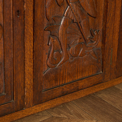 英国 アンティーク キャビネット