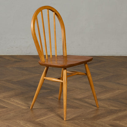 アーコール ERCOL ヴィンテージ 4本 スポーク フープバックチェア ラウンドゴールドラベル #89772