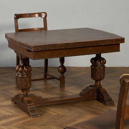 英国 クラシック ドローリーフ ダイニングテーブル