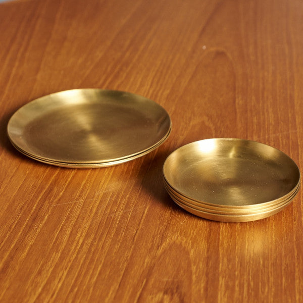 BRASS PLATE ROUND / S