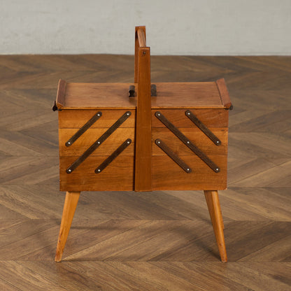 英国 ヴィンテージ ソーイングボックス