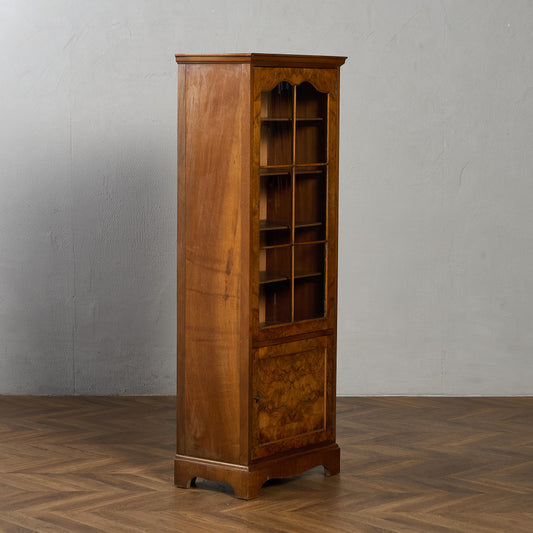 英国 クラシック ウォールナット ブックケース