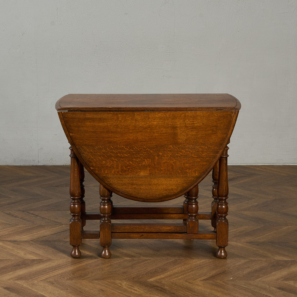 英国 クラシック ドロップリーフ ゲートレッグテーブル