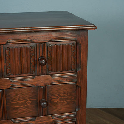 アーコール ERCOL オールドコロニアル 4段トールチェスト #82102