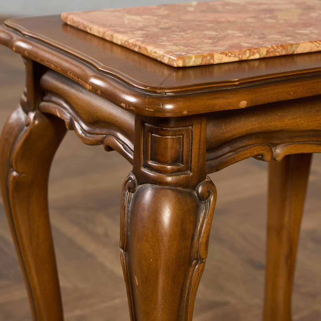 英国 クラシック 大理石 ネストテーブル サイドテーブル #96617