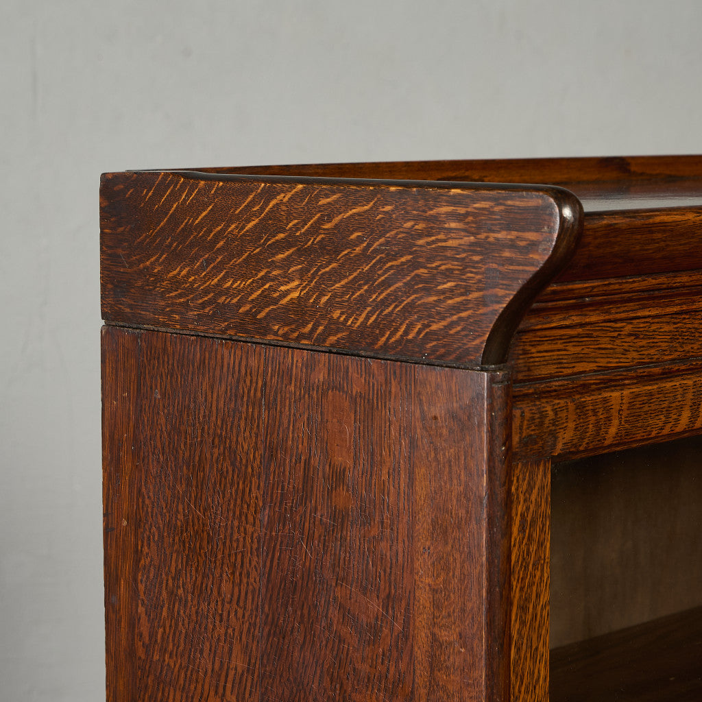 英国 アンティーク スタッキングブックケース 食器棚