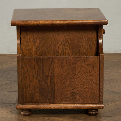 英国 クラシック マガジンラック付き サイドテーブル