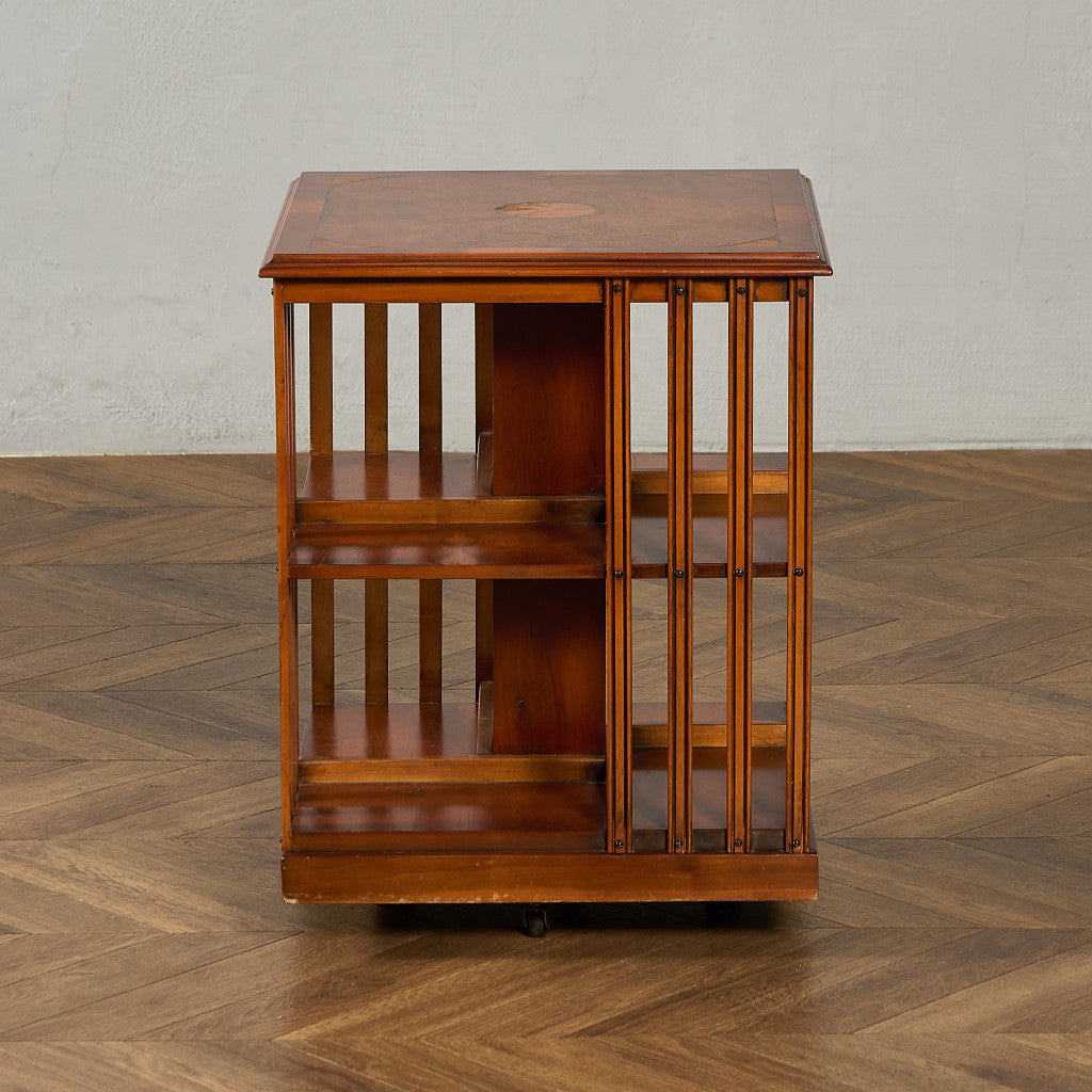 英国 クラシック リボルビング ブックケース