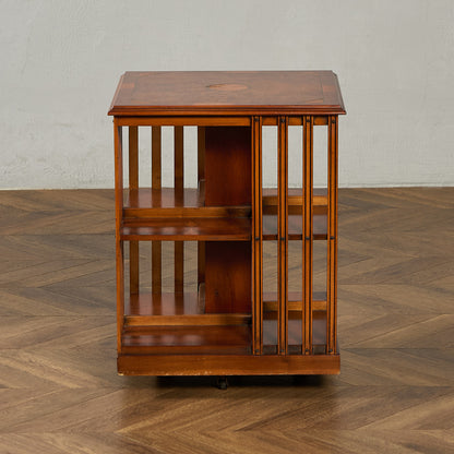 英国 クラシック リボルビング ブックケース