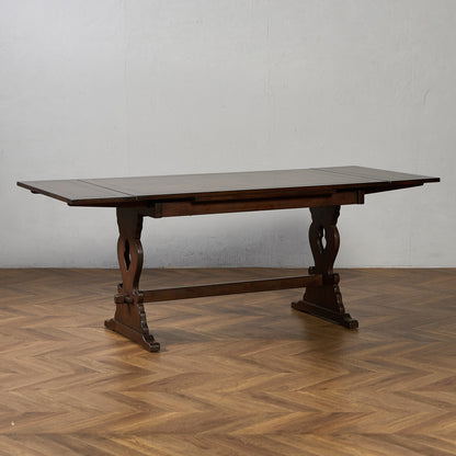 英国 クラシック ドローリーフ ダイニングテーブル