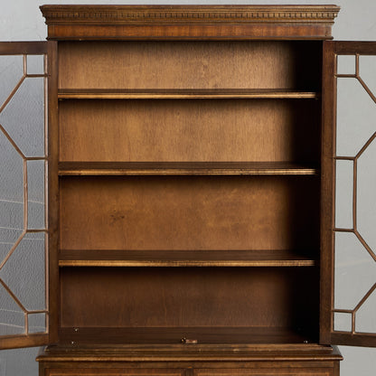 英国 クラシック エドワーディアン 様式 ブックケース カップボード