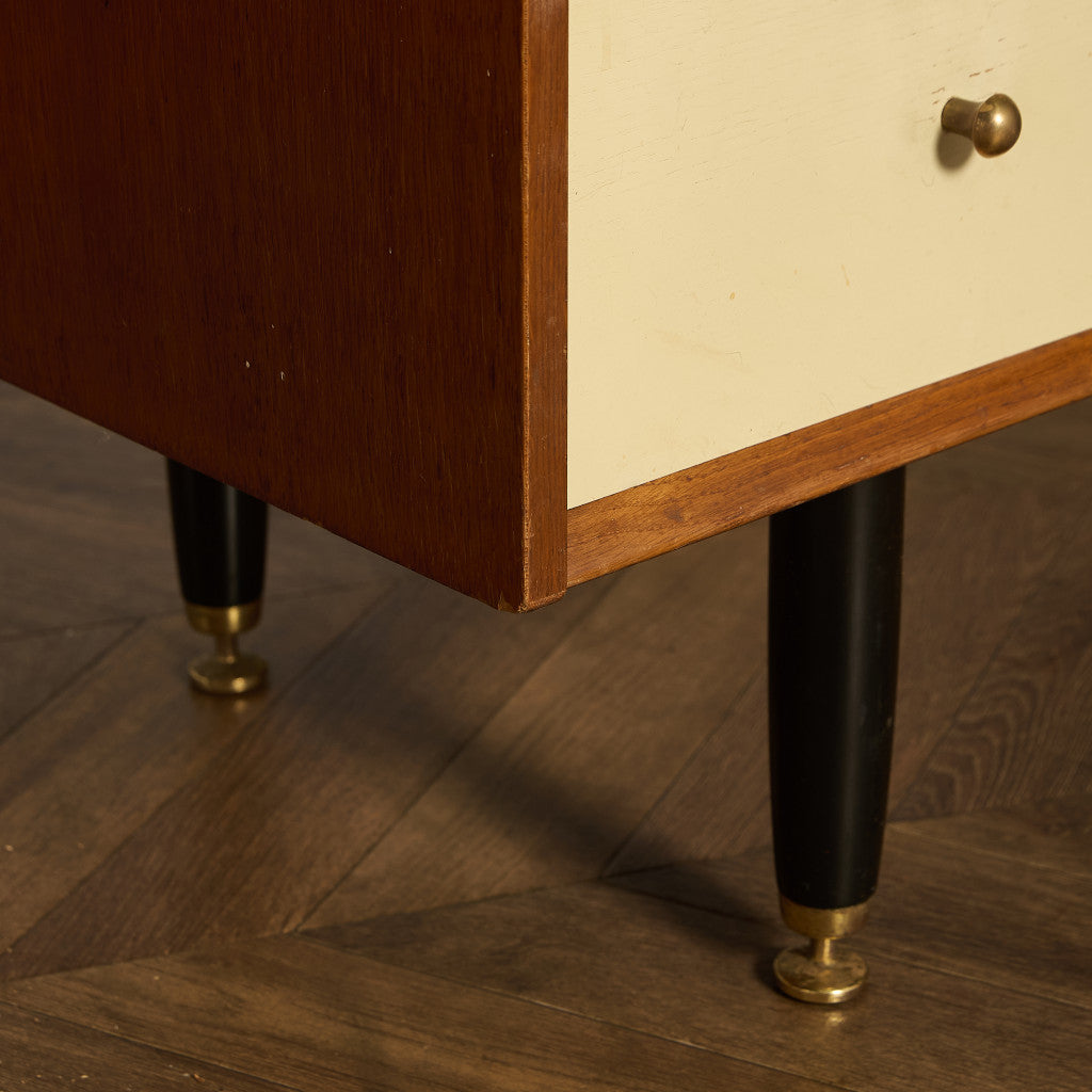 Chinese white ヴィンテージ ドレッサーデスク 初期ゴールドラベル