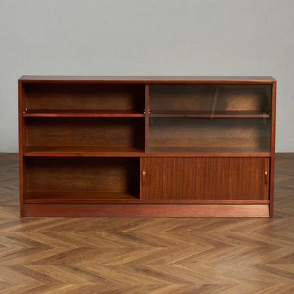 英国 ヴィンテージ ガラス キャビネット