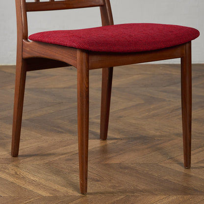 ヴィンテージ スラットバックチェア 座面張替え済み