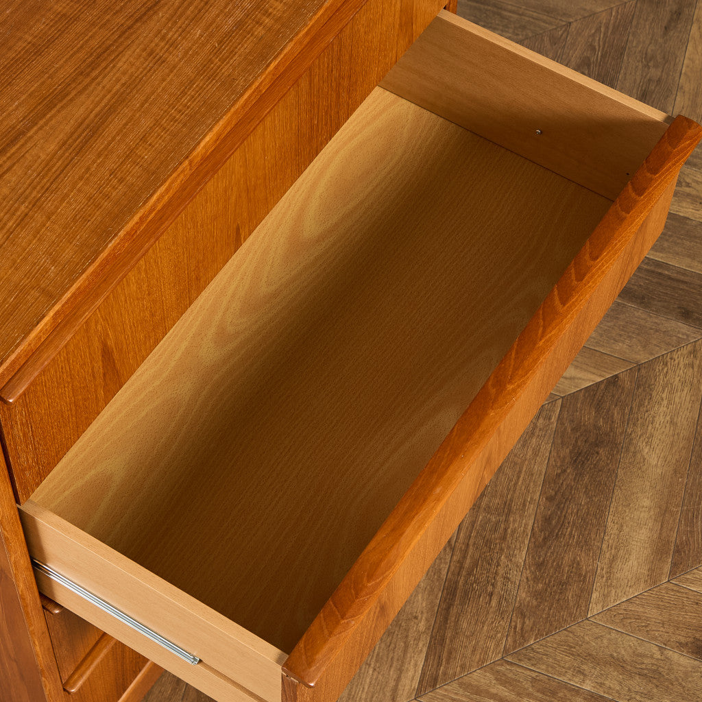 英国 ヴィンテージ 4段 チェスト #90033