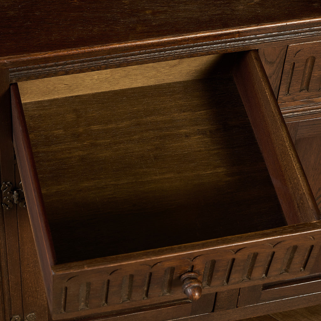 オーク材 ウェルシュドレッサー 食器棚