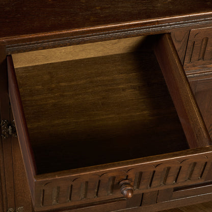 オーク材 ウェルシュドレッサー 食器棚