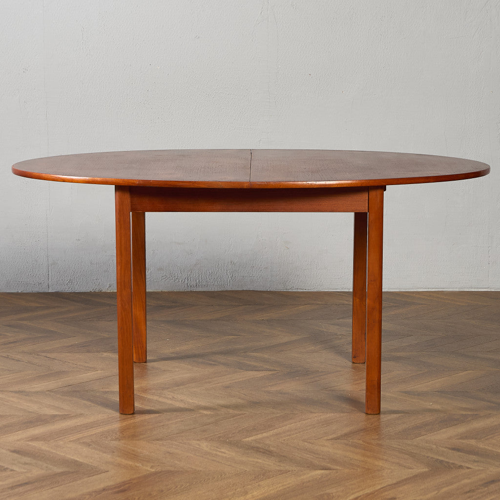 英国 ヴィンテージ オーバル ロング ダイニングテーブル #94160