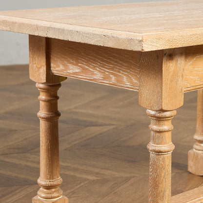 英国 クラシック ライムド オーク センターテーブル コーヒーテーブル