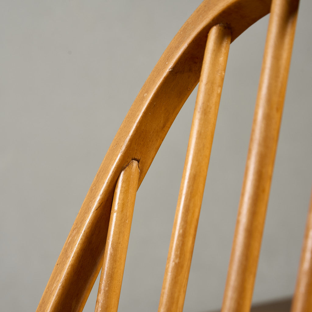 アーコール ERCOL ヴィンテージ クエーカー アームチェア ネイビーブルーラベル #89764