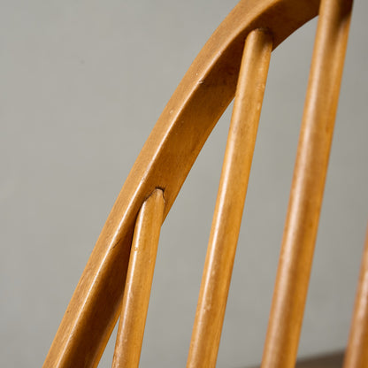 アーコール ERCOL ヴィンテージ クエーカー アームチェア ネイビーブルーラベル #89764