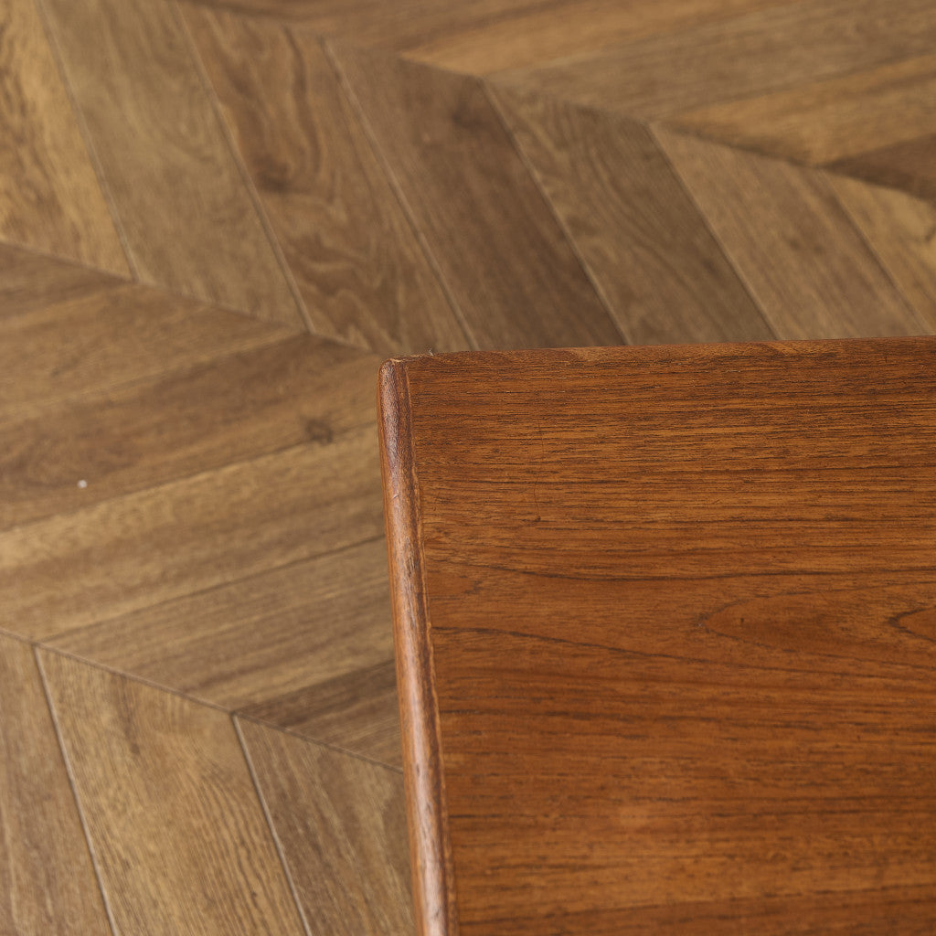 ロングジョン ヴィンテージ ガラストップ コーヒーテーブル