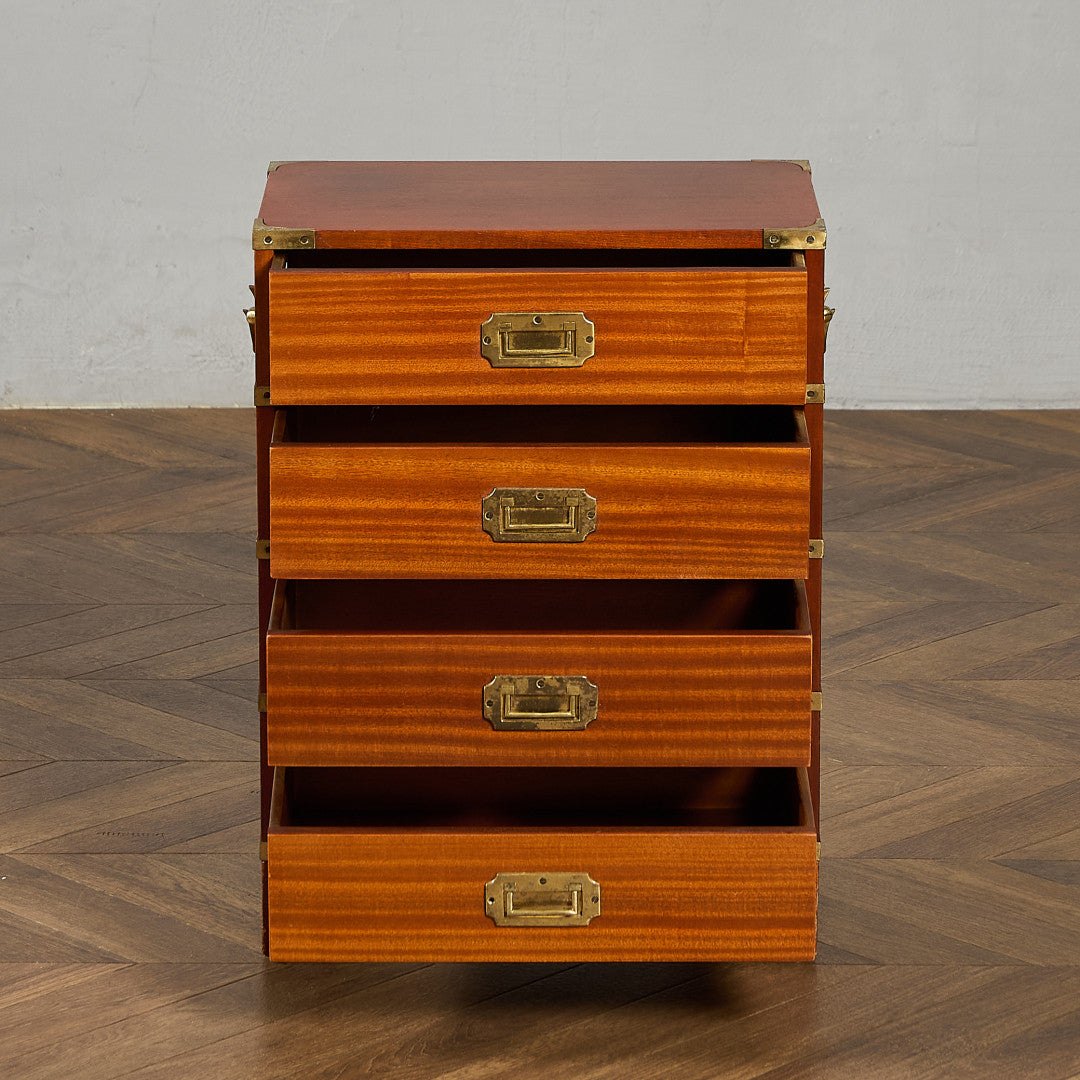 キャンペーンスタイル 4段チェスト