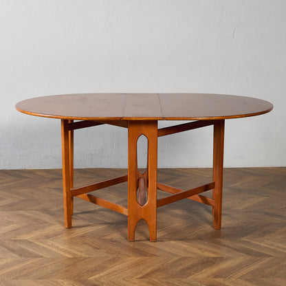 ドロップリーフゲートレッグテーブル