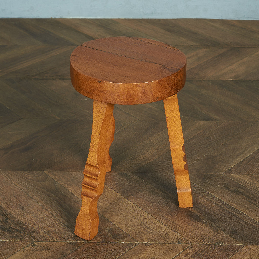 British antique milking stool #81935