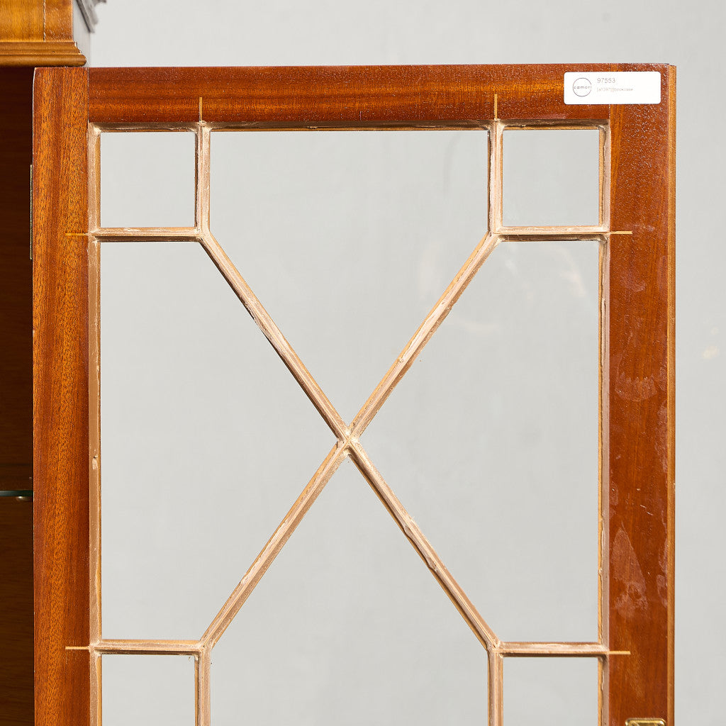 英国 クラシック エドワーディアン ブックケース  食器棚