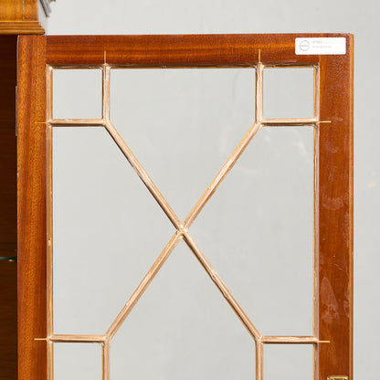 英国 クラシック エドワーディアン ブックケース  食器棚