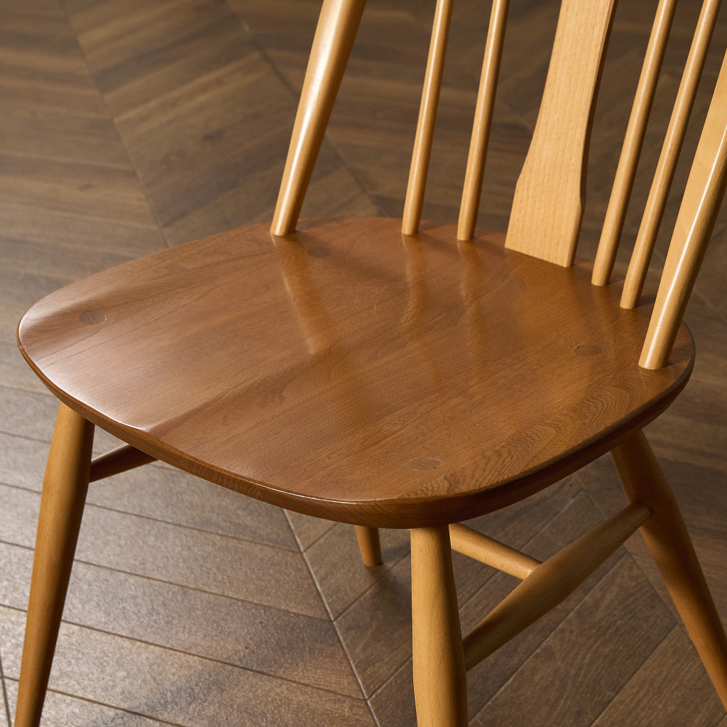 アーコール ERCOL スワンバックチェア ラウンドメタルラベル #97077