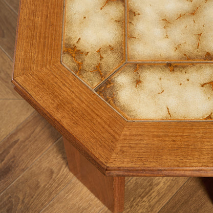 ヴィンテージ タイルトップ コーヒーテーブル