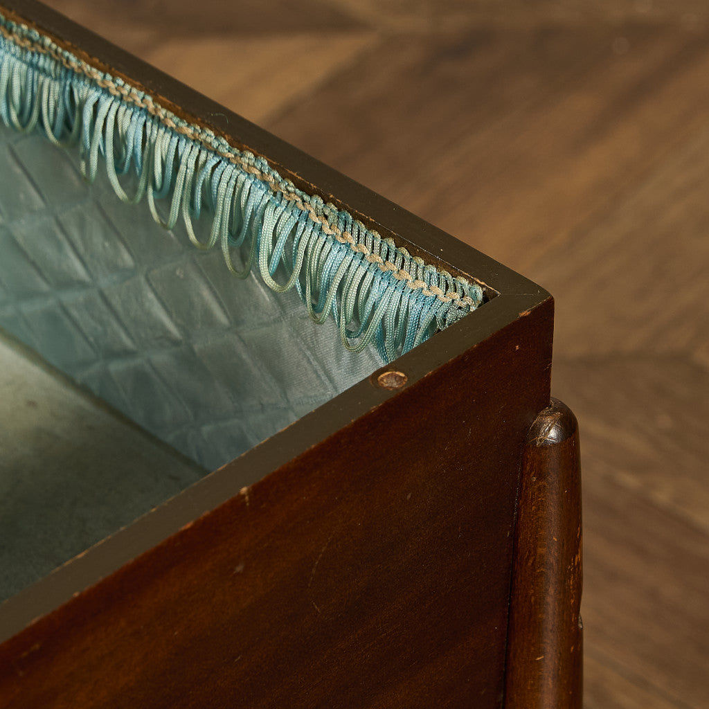 英国 ヴィンテージ ソーイングボックス サイドテーブル