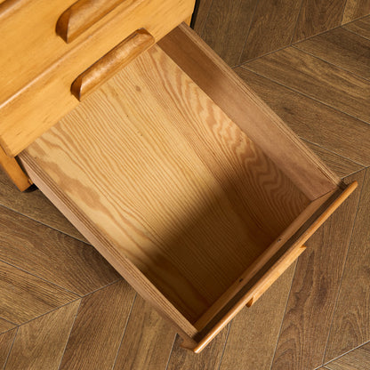 オランダヴィンテージ 片袖デスク