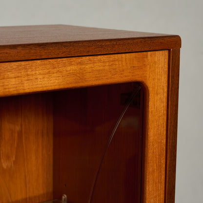 Fresco ガラス ブックケース カスタム アイアン ヘアピンレッグ