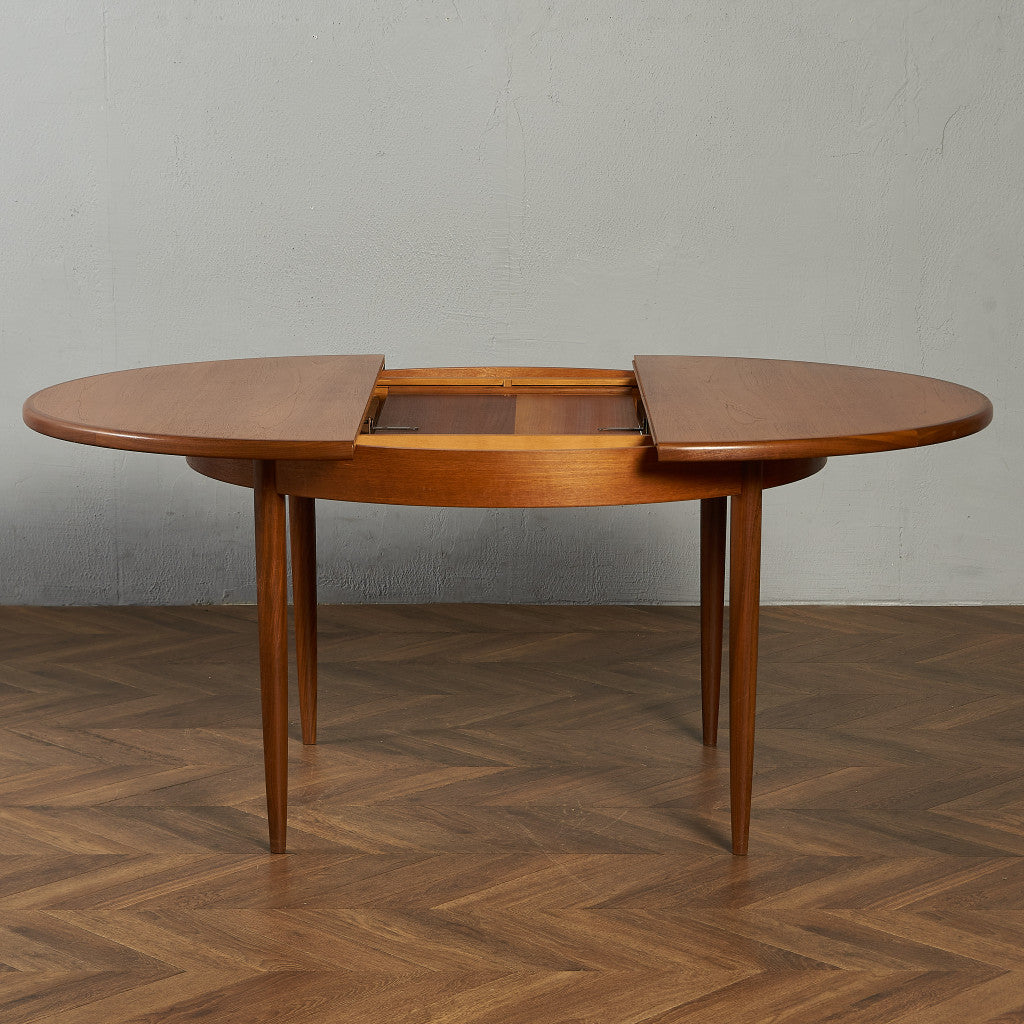 エクステンション ラウンド ダイニングテーブル