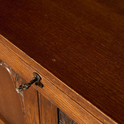 Old Charm オーク材 ビューローブックケース