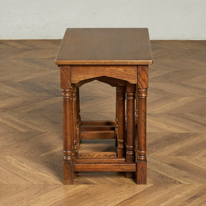 ジェイシーファニチャー Jaycee Furniture オーク材 ネストテーブル #99303