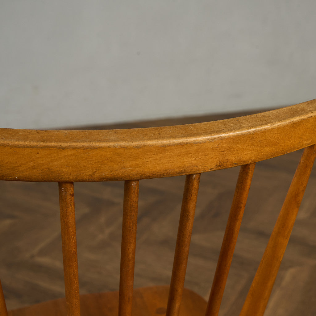 ヴィンテージ スティックバック ハイバックチェア ブルーラベル